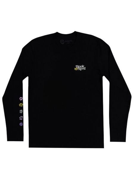Produktbild: Book Nerd Floral Unisex Long Sleeve Medium