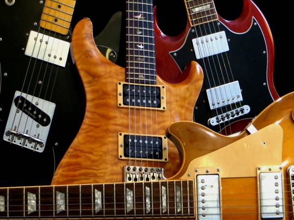 Produktbild: CALVENDO Puzzle Legend&auml;re Rockgitarren | 1000 Teile Lege-Gr&ouml;&szlig;e 64x48cm Foto-Puzzle f&uuml;r gl&uuml;ckliche Stunden
