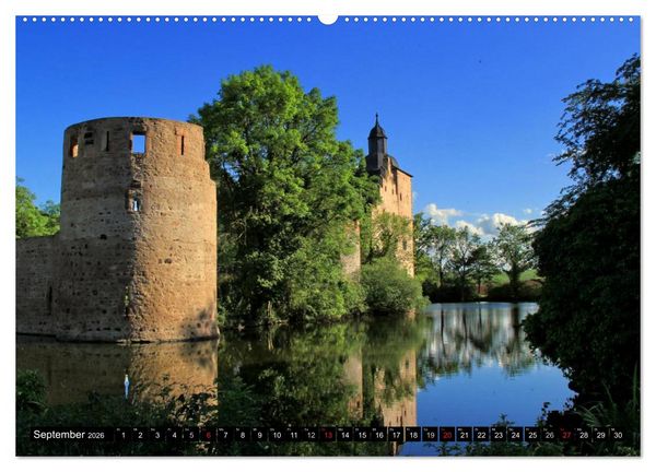 Produktbild: Burgen und Schl&ouml;sser der Eifel (Wandkalender 2026 DIN A2 quer), CALVENDO Monatskalender