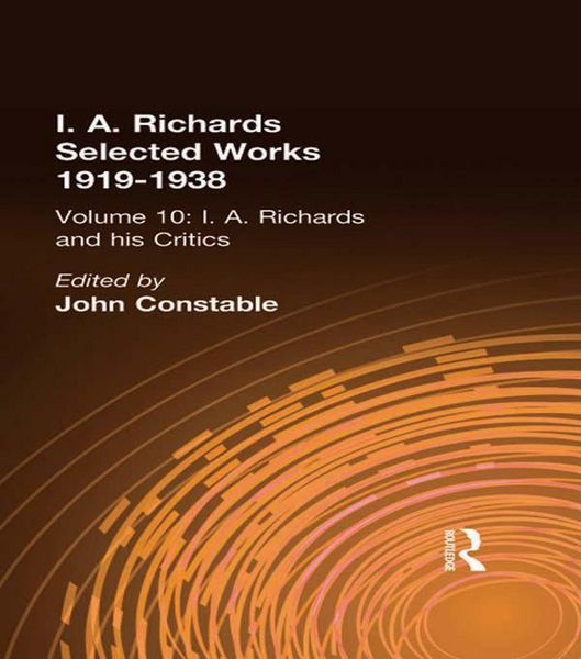 Produktbild: I A Richards & His Critics V10
