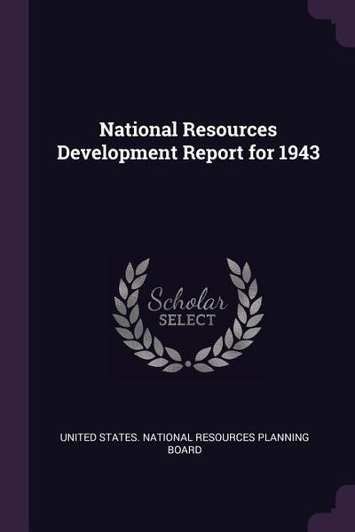 Produktbild: National Resources Development Report for 1943