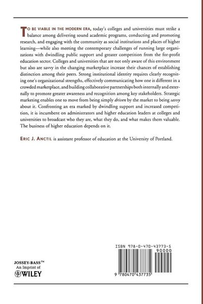 Produktbild: Anctil, E: Selling Higher Education: Marketing and Advertisi