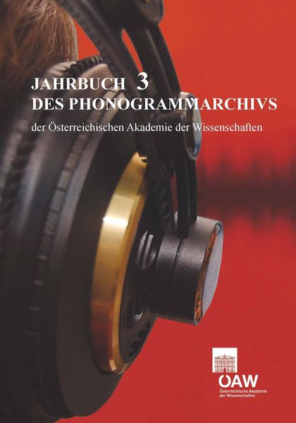 Jahrbuch des Phonogrammarchivs der Österreichischen Akademie der Wissenschaften 3