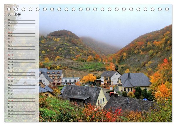 Produktbild: Eine Perle an der Mosel - Beilstein (Tischkalender 2026 DIN A5 quer), CALVENDO Monatskalender