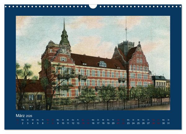 Produktbild: Lebendiges Hamburg von 1888 bis 1918 (Wandkalender 2026 DIN A3 quer), CALVENDO Monatskalender