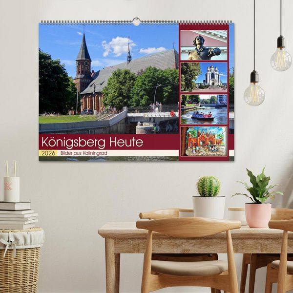 Produktbild: K&Ouml;NIGSBERG HEUTE - Bilder aus Kaliningrad (Wandkalender 2026 DIN A2 quer), CALVENDO Monatskalender