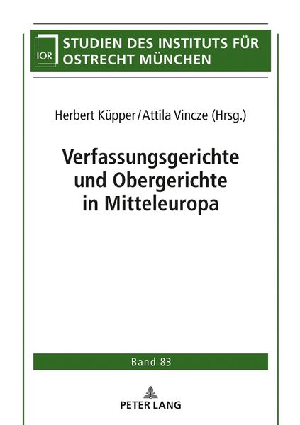 Produktbild: Verfassungsgerichte und Obergerichte in Mitteleuropa