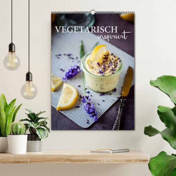 Produktbild: Vegetarisch inspiriert (Wandkalender 2026 DIN A2 hoch), CALVENDO Monatskalender