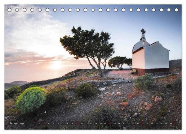 Produktbild: La Isla de La Gomera - Wilde Sch&ouml;nheit im Atlantik (Tischkalender 2026 DIN A5 quer), CALVENDO Monatskalender