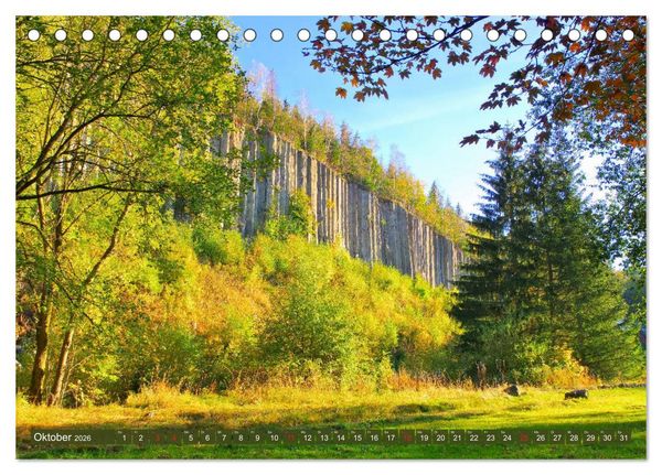 Produktbild: Erzgebirge - Reiches kulturelles Erbe und erholsame Natur (Tischkalender 2026 DIN A5 quer), CALVENDO Monatskalender
