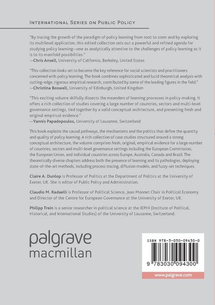 Produktbild: Learning in Public Policy
