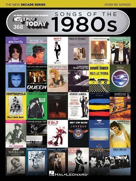 Produktbild: Songs of the 1980s - The New Decade Series: E-Z Play Today Songbook Volume 368