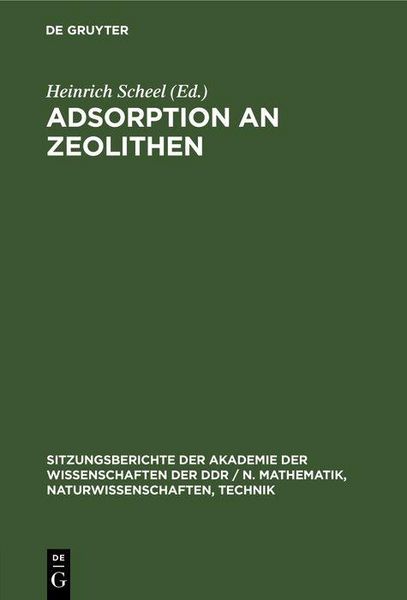 Produktbild: Adsorption an Zeolithen