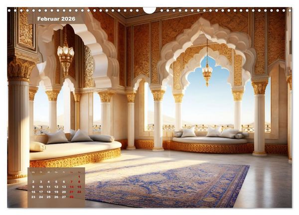 Produktbild: Exotische Pal&auml;ste (Wandkalender 2026 DIN A3 quer), CALVENDO Monatskalender