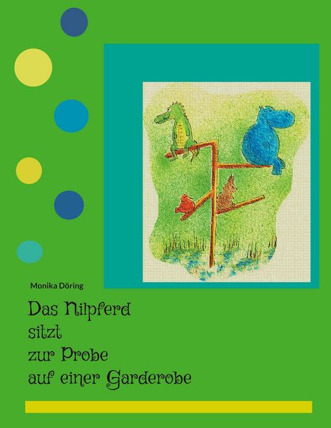 Produktbild: Das Nilpferd sitzt zur Probe auf einer Garderobe