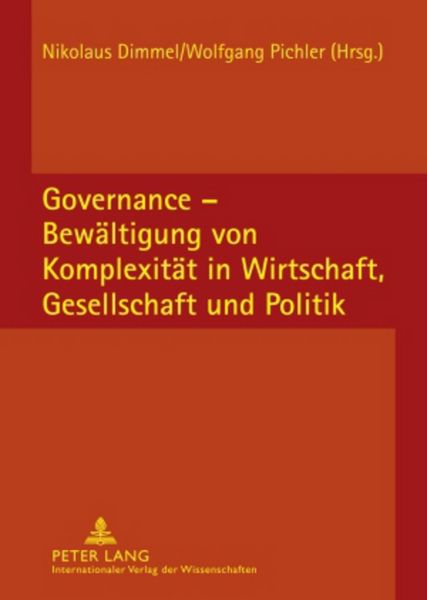 Produktbild: Governance &ndash; Bewaeltigung von Komplexitaet in Wirtschaft, Gesellschaft und Politik