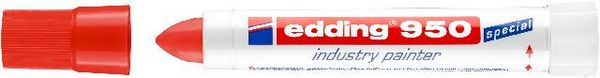 Produktbild: Edding 950 industry painter 4-950002 Industriemarker Rot wasserfest: Ja