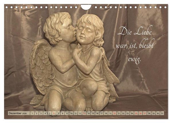 Produktbild: Engel - Die Worte der Liebe (Wandkalender 2026 DIN A4 quer), CALVENDO Monatskalender