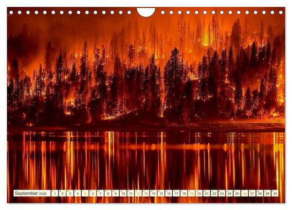 Produktbild: Gewaltige Natur - bedrohlich und sch&ouml;n (Wandkalender 2026 DIN A4 quer), CALVENDO Monatskalender