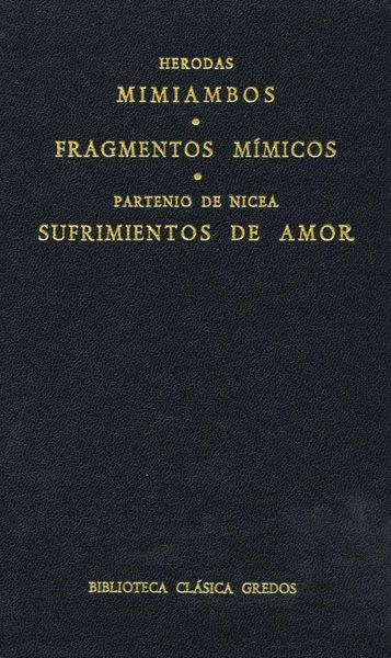 Produktbild: Mimiambos. Fragmentos m&iacute;micos. Sufrimientos de amor