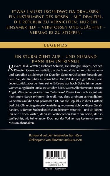 Produktbild: Star Wars: The Old Republic - Revan (Neuausgabe)