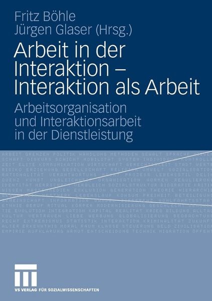 Produktbild: Arbeit in der Interaktion - Interaktion als Arbeit