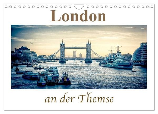 Produktbild: London an der Themse (Wandkalender 2027 DIN A4 quer), CALVENDO Monatskalender