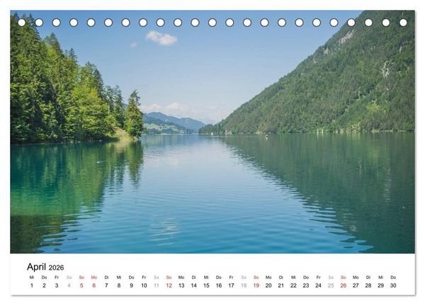 Produktbild: Unbekanntes K&auml;rnten (Tischkalender 2026 DIN A5 quer), CALVENDO Monatskalender
