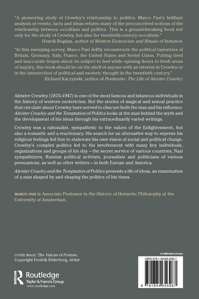 Produktbild: Aleister Crowley and the Temptation of Politics