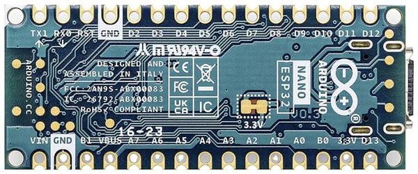 Produktbild: Arduino ABX00092 Board Nano ESP32 without headers Nano
