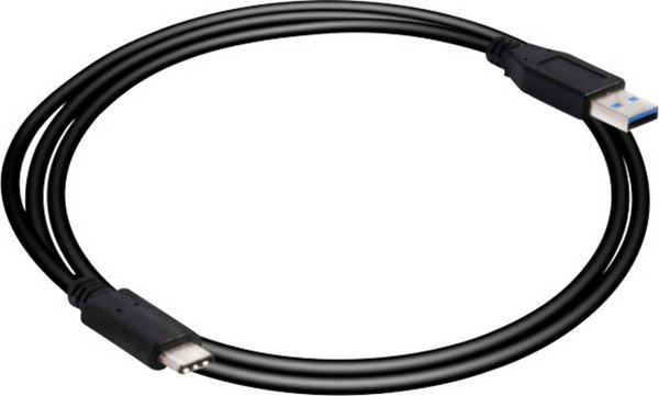 Produktbild: club3D USB-Kabel USB 3.2 Gen1 (USB 3.0 / USB 3.1 Gen1) USB-C&reg; Stecker, USB-A Stecker 1.00 m Schwarz CAC-1523