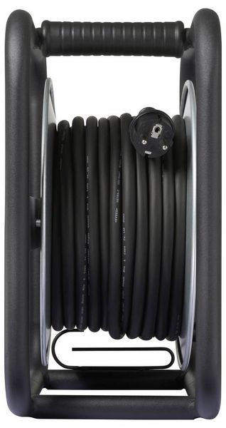 Produktbild: Sygonix SY-10236120 Kabeltrommel 40m Schwarz Schutzkontakt-Stecker