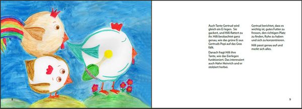 Produktbild: Hilli legt ihr erstes Ei - Das Bilderbuch vom Lernen. F&uuml;r alle Kinder, die gro&szlig;e Pl&auml;ne haben.