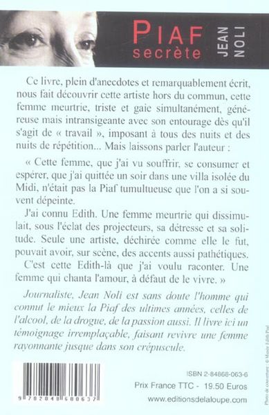 Produktbild: Piaf secrete