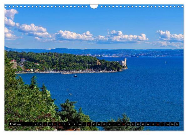 Produktbild: Triest und seine Riviera (Wandkalender 2026 DIN A3 quer), CALVENDO Monatskalender