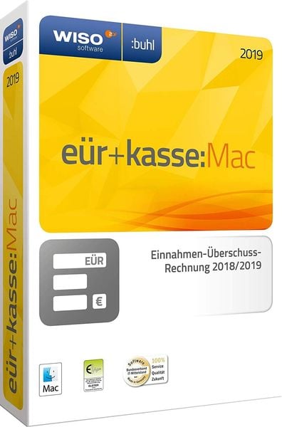 Produktbild: WISO E&Uuml;R+Kasse 2019 Mac/CD-ROM