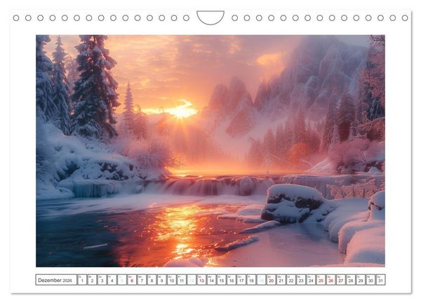 Produktbild: Wo Wasser und Magie sich vereinen (Wandkalender 2026 DIN A4 quer), CALVENDO Monatskalender