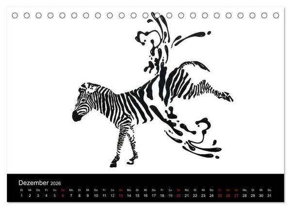Produktbild: Humorvolle PopArt - Kunstkalender von Claudia Elsner (Tischkalender 2026 DIN A5 quer), CALVENDO Monatskalender