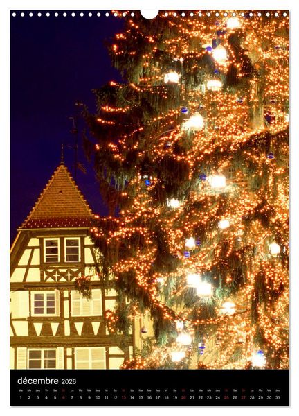 Produktbild: Collection Ville STRASBOURG (Calendrier mural 2026 DIN A3 horizontal), CALVENDO calendrier mensuel
