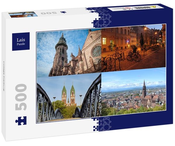 Produktbild: Lais Puzzle Collage Freiburg 500 Teile