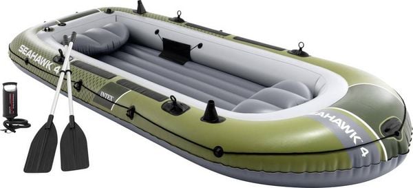 Intex Seahawk 4 Boat Set incl. 137cm AluPaddel, 68614, bis 480kg 66334NP