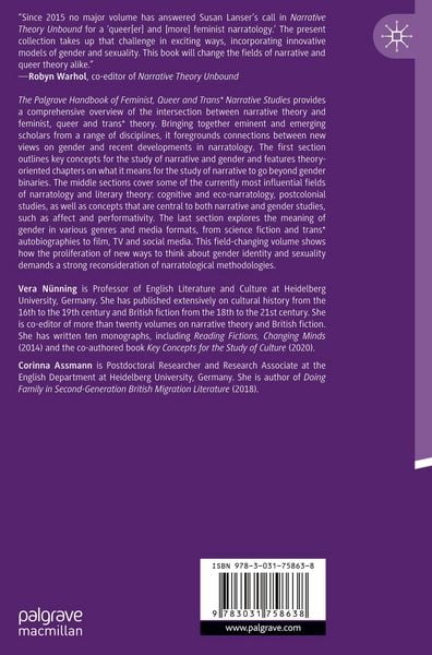 Produktbild: The Palgrave Handbook of Feminist, Queer and Trans* Narrative Studies