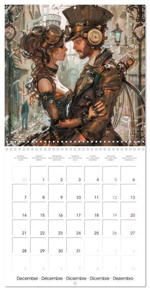 Produktbild: Steampunk - Mechanical World (Wall Calendar 2026 12 &times; 12 Inch) CALVENDO 12 Month Wall Calendar
