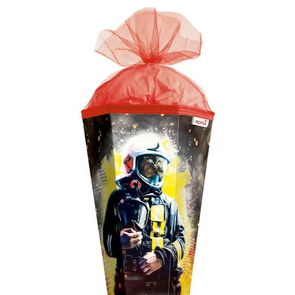 Produktbild: Motivschult&uuml;te, Feuerwehrmann, 85cm