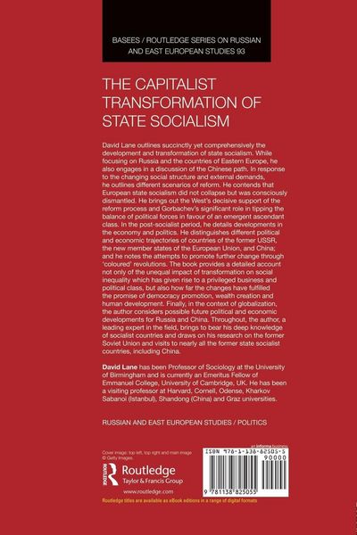 Produktbild: The Capitalist Transformation of State Socialism