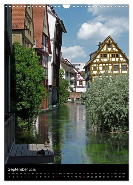 Produktbild: Ulm, City on the River Danube / UK-Version (Wall Calendar 2026 DIN A3 portrait), CALVENDO 12 Month Wall Calendar