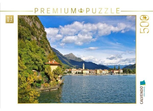 CALVENDO Puzzle Porlezza | 500 Teile Lege-Größe 48 × 36 cm Foto-Puzzle für Erwachsene