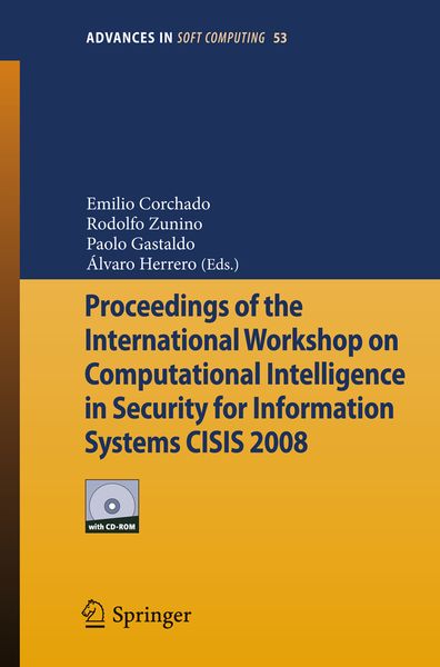 Produktbild: Proceedings of the International Workshop on Computational Intelligence in Security for Information Systems CISIS 2008