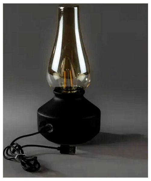 Produktbild: Konstsmide 4130-700 Akku-Tischlampe Warmwei&szlig; Schwarz