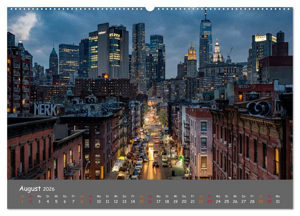 Produktbild: Faszination New York (hochwertiger Premium Wandkalender 2026 DIN A2 quer), Kunstdruck in Hochglanz